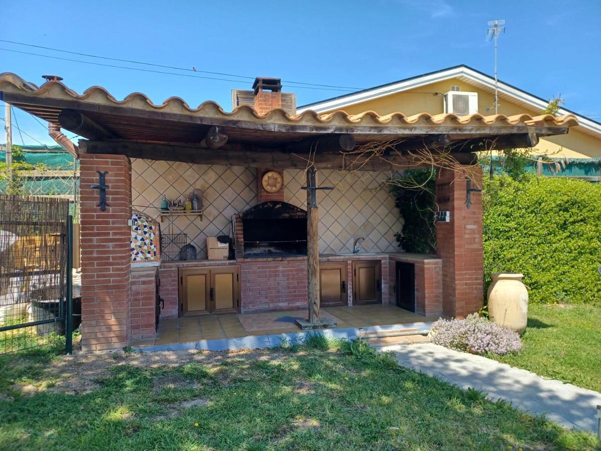 Piscina De Sal Barbacoa Wifi, Parking Gratis, 3 Min Pga Casa El Roble Villa Gerona Buitenkant foto